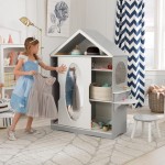 Dulapior Glamorous de haine cu oglinda si masuta de toaleta Kidkraft dressing - Dulap din lemn MDF DRESS UP ARMOIRE AND VANITY Dulapior Glamorous de haine cu oglinda si masuta de toaleta Kidkraft dressing - Dulap din lemn MDF DRESS UP ARMOIRE AND VANITY